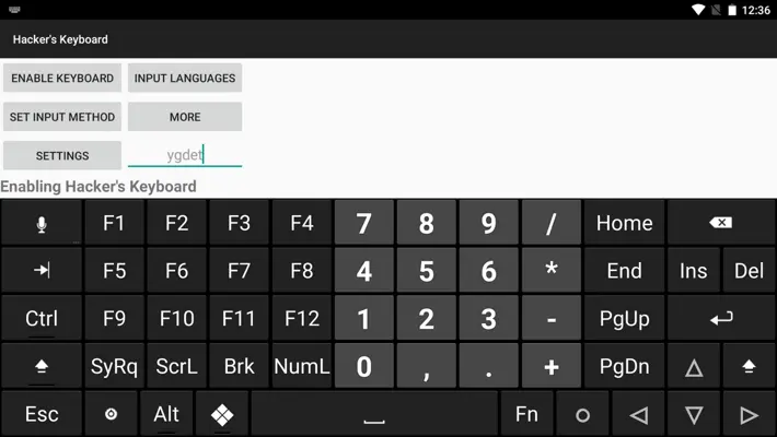 Hacker's Keyboard android App screenshot 0